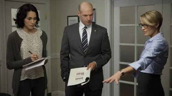 Nachdem er endgültig überzeugt ist; geht für Peter Russo (Corey Stoll) die Arbeit erst richtig los. &copy; Netflix