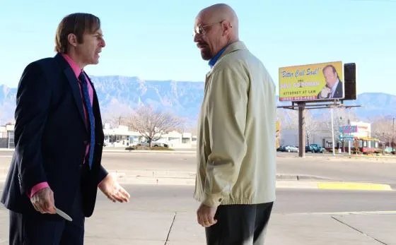 Michelle MacLaren; du Göttin der Inszenierung! Saul Goodman (Bob Odenkirk) und Walter White (Bryan Cranston) &copy; AMC