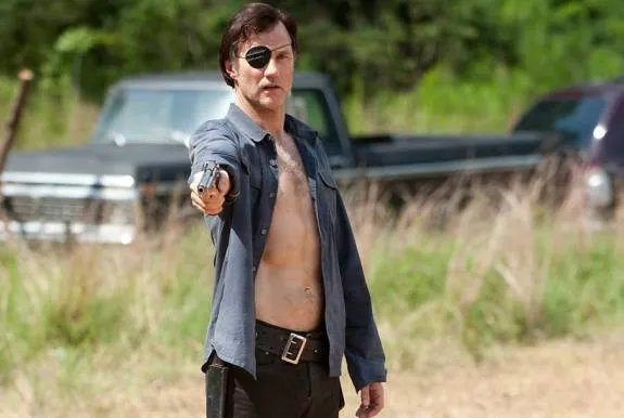David Morrissey auf einem Szenenfoto aus der Episode %26bdquo;Dead Weight%26ldquo; der US-Serie %26bdquo;The Walking Dead%26ldquo; &copy; AMC