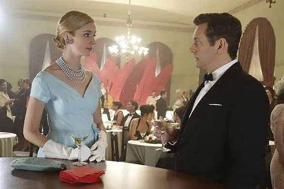 Nach wie vor versucht Masters (Michael Sheen); Libby (Caitlin Fitzgerald) eine heile Ehe vorzugaukeln. © Showtime