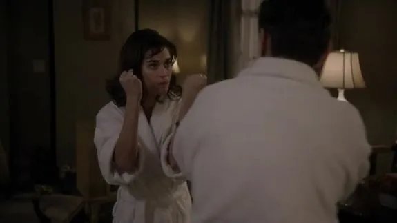 ...tragen Virginia (Lizzy Caplan) und Bill (Michael Sheen) ihren ganz eigenen Kampf aus. © Showtime