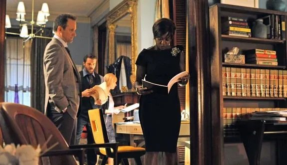 Geheimnisvolles Pärchen: Keating gemeinsam mit ihrem Mann (Tom Verica). &copy; ABC