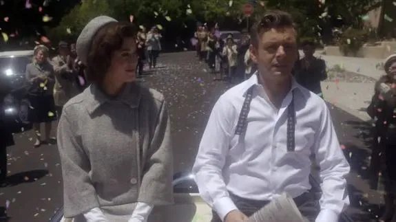 Bill (Michael Sheen) träumt davon; wie die Kennedys bejubelt zu werden. © Showtime