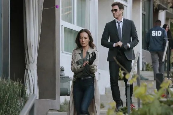 Maggie Q und Dylan McDermott ermitteln als ungleiches Duo in %26bdquo;Stalker%26ldquo;. &copy; CBS