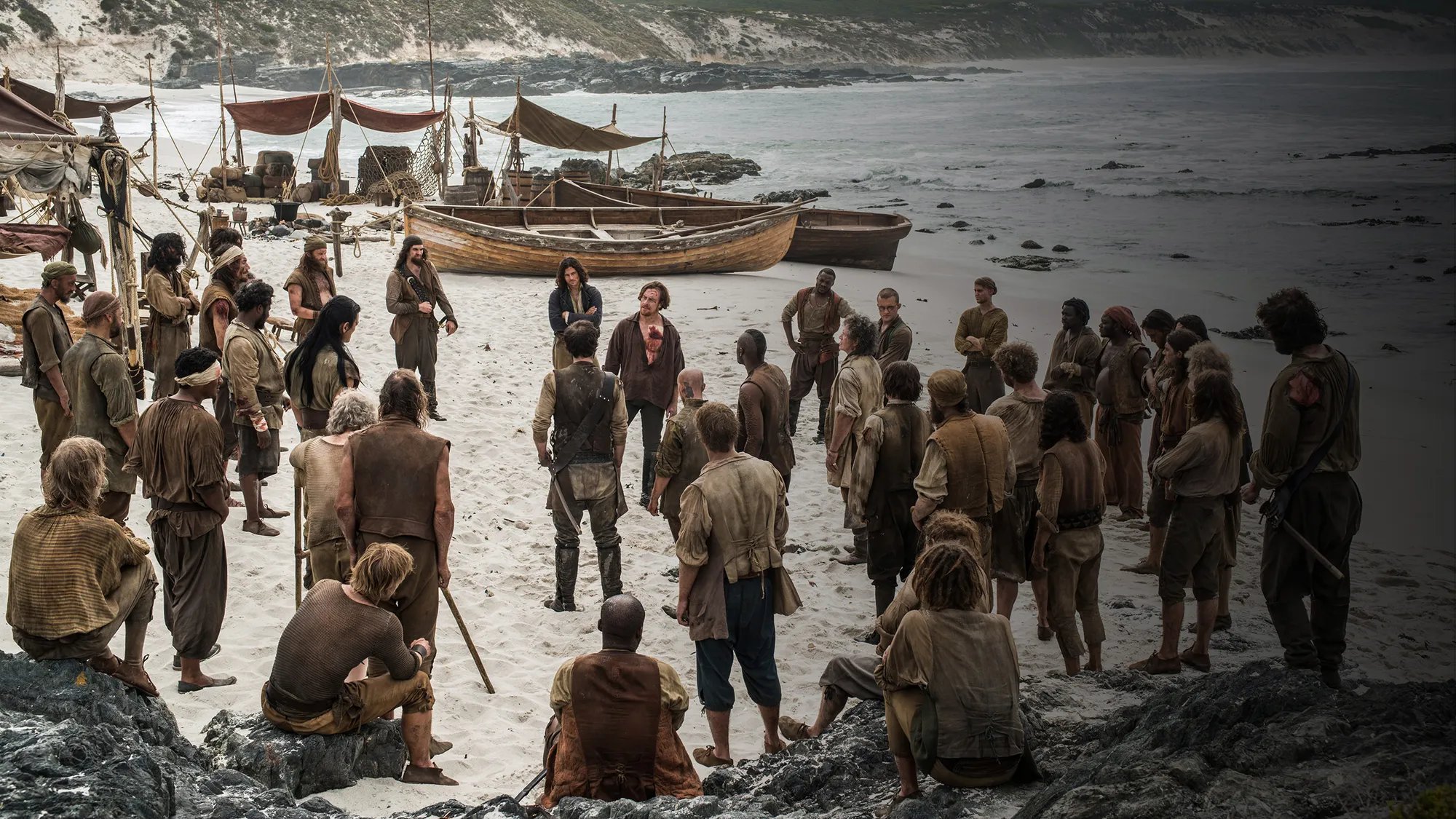 Bild aus der Auftaktepisode der 2. Staffel von %26bdquo;Black Sails%26ldquo; &copy; Starz