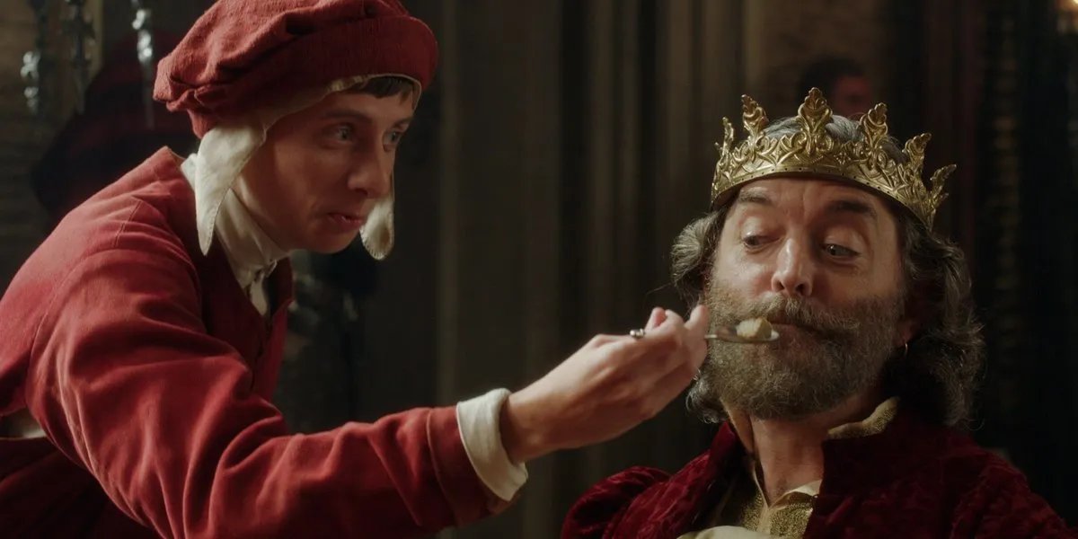 Darren Evans als Koch und Timothy Omundson als König Richard in %26bdquo;Galavant%26ldquo; © ABC