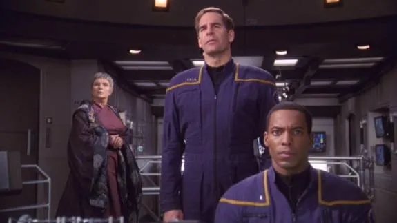Szenenbild aus der %26bdquo;Star Trek: Enterprise%26ldquo;-Episode %26bdquo;Fallen Hero%26ldquo;. &copy; UPN