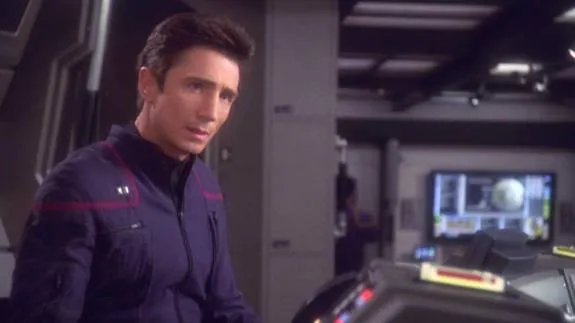 Szenenbild aus der %26bdquo;Star Trek: Enterprise%26ldquo;-Episode %26bdquo;Dessert Crossing%26ldquo;. &copy; UPN