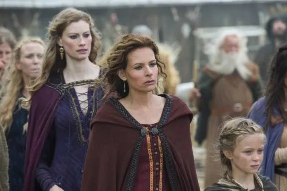 Jessalyn Gilsig als Siggy in %26bdquo;Warrior%26#039;s Fate%26ldquo;. &copy; History