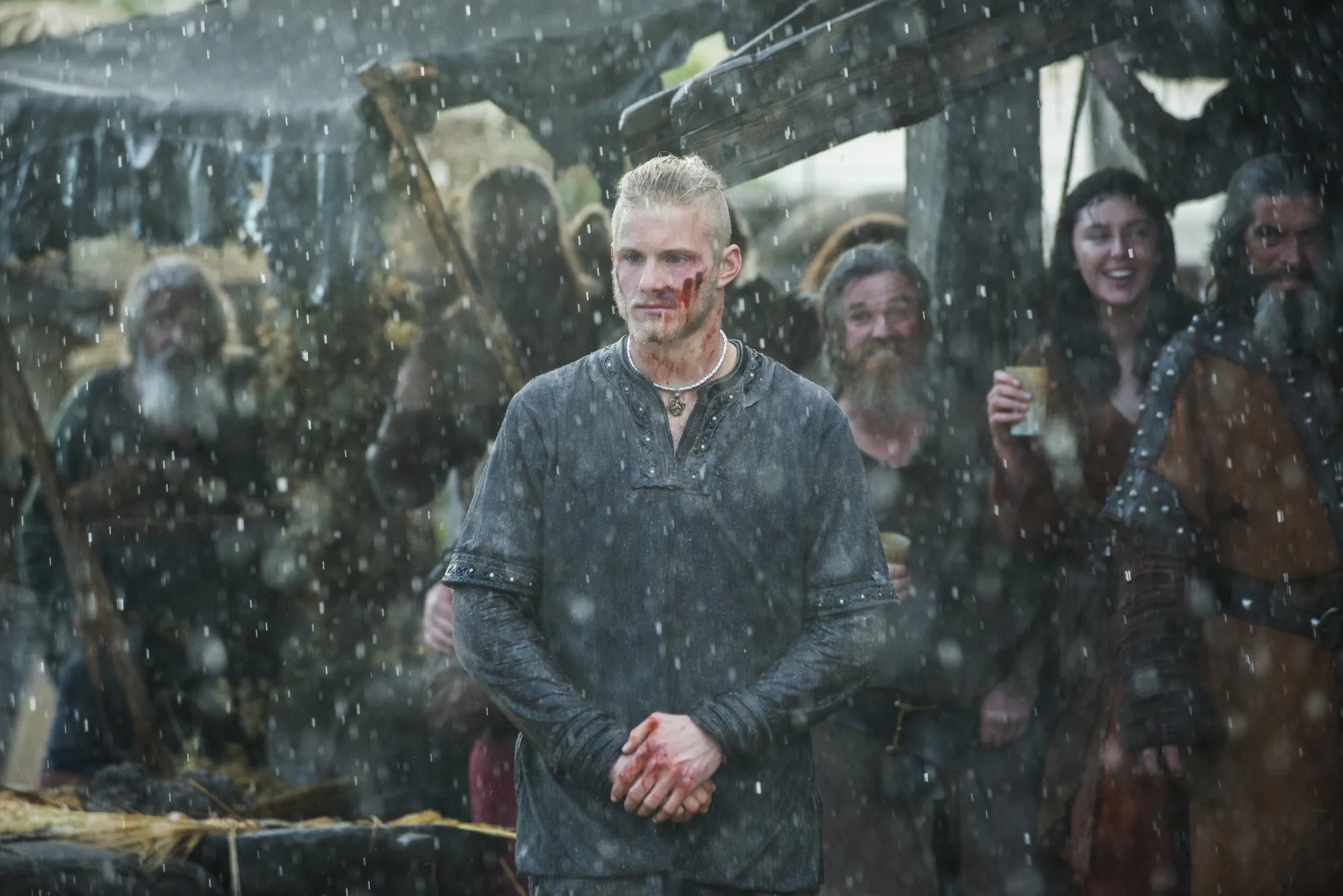 Alexander Ludwig als Bjorn Lothbrok in %26bdquo;The Usurper%26ldquo;. &copy; History