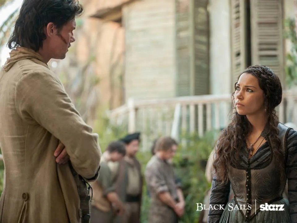 Max und Rackham in %26bdquo;Black Sails%26ldquo; &copy; Starz