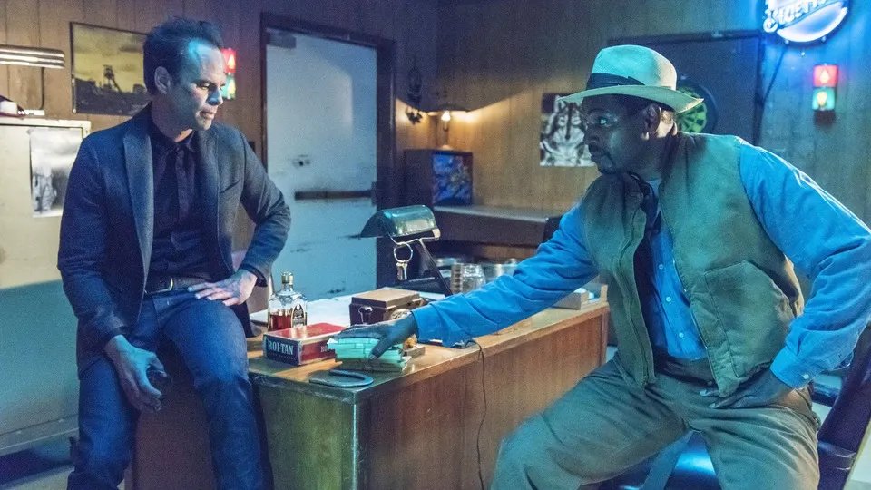 Walton Goggins und Mykelti Williamson als Boyd Crowder und Ellstin Limehouse in %26bdquo;Trust%26ldquo; &copy; FX