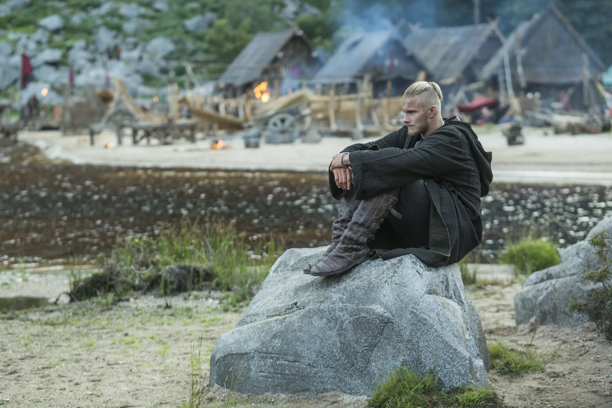 Alexander Ludwig als Bjorn Lothbrok in %26bdquo;Born Again%26ldquo; © History