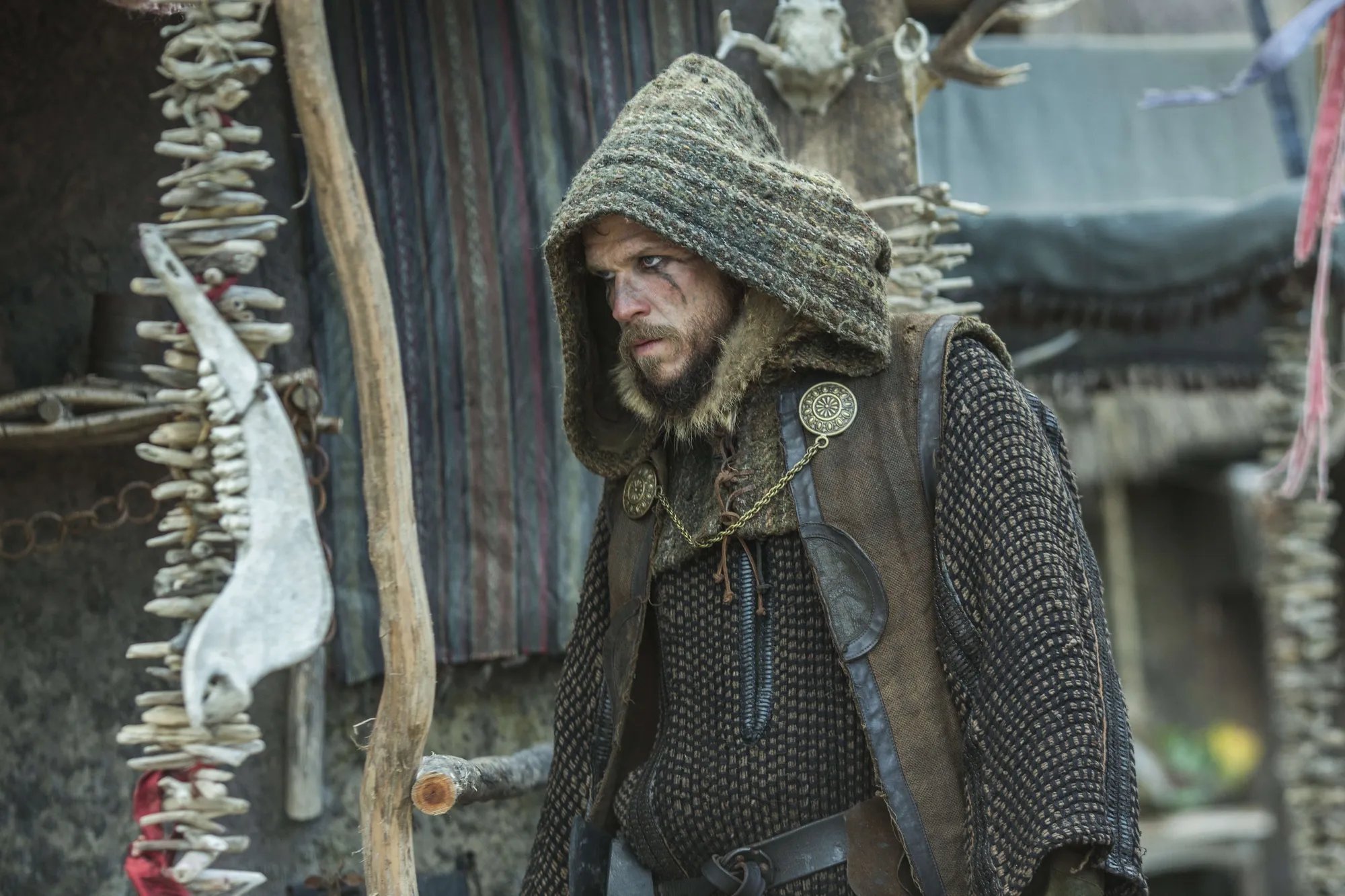 Gustaf Skarsgard als Floki in %26bdquo;Born Again%26ldquo; © History
