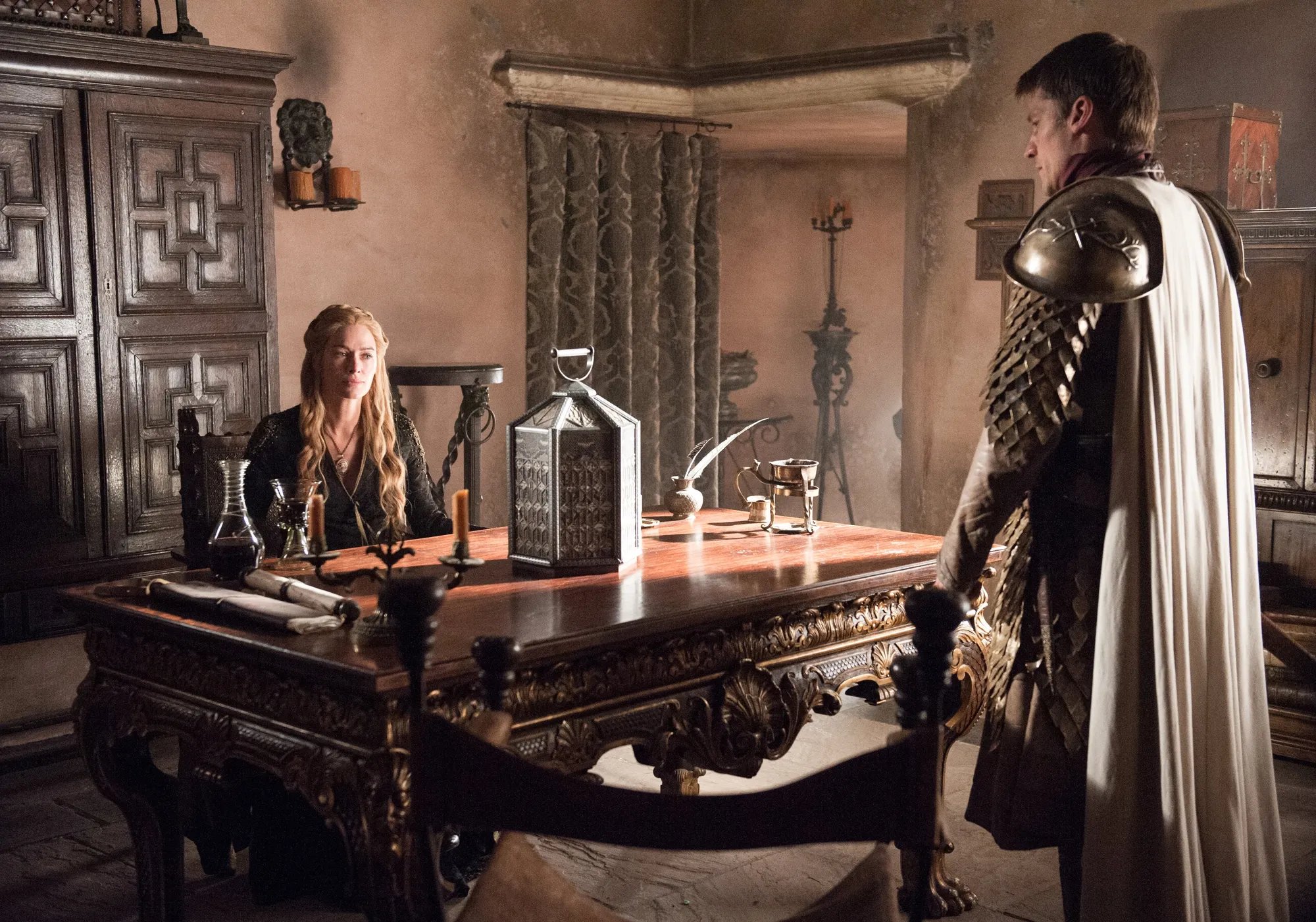 Lena Heady und Nikolaj Coster-Waldau als Cersei und Jaime in %26bdquo;The House of Black and White%26ldquo;. &copy; HBO