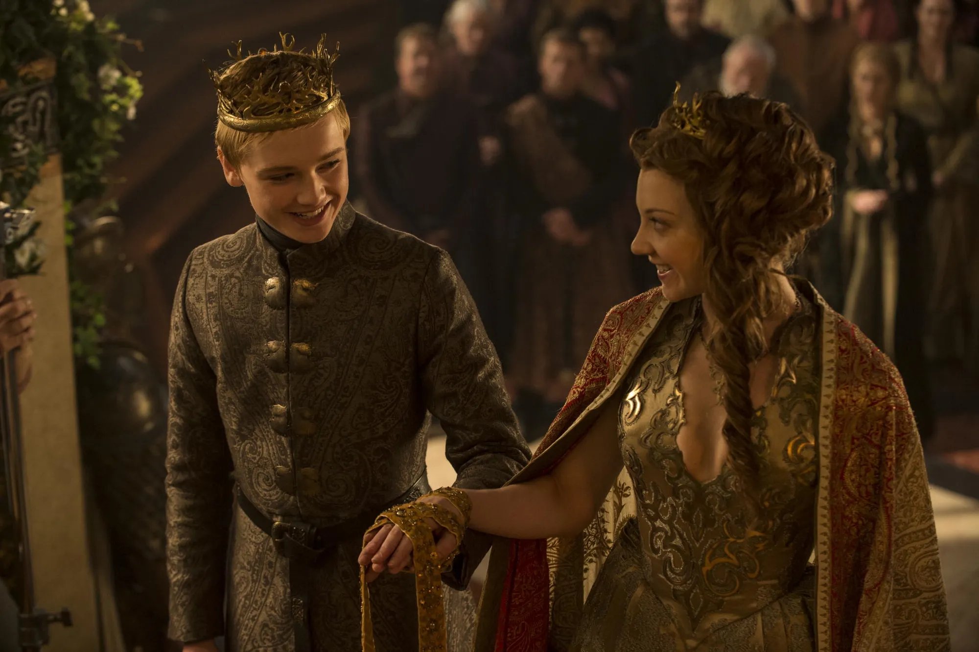 Tommen (Dean-Charles Chapman) und Margaery (Natalie Dormer) in %26bdquo;High Sparrow%26ldquo;. &copy; HBO