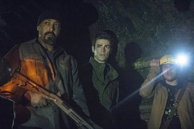 Joe (Jesse L. Martin); Barry (Grant Gustin) und Cisco (Carlos Valdes) in %26bdquo;Grodd Lives%26ldquo;. &copy; The CW