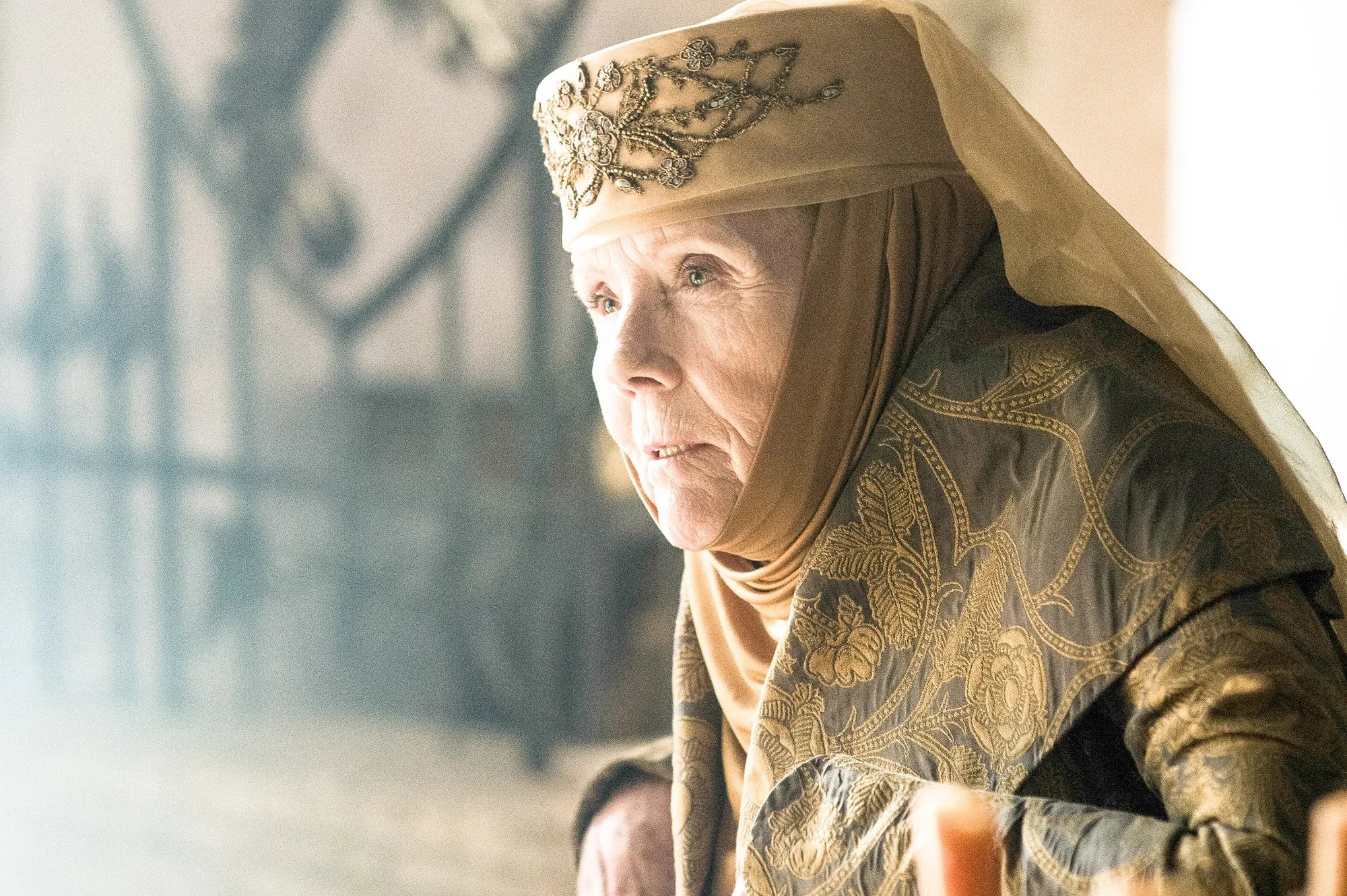 Olenna Tyrell (Diana Rigg) in %26bdquo;Unbowed; Unbent; Unbroken%26ldquo;. &copy; HBO