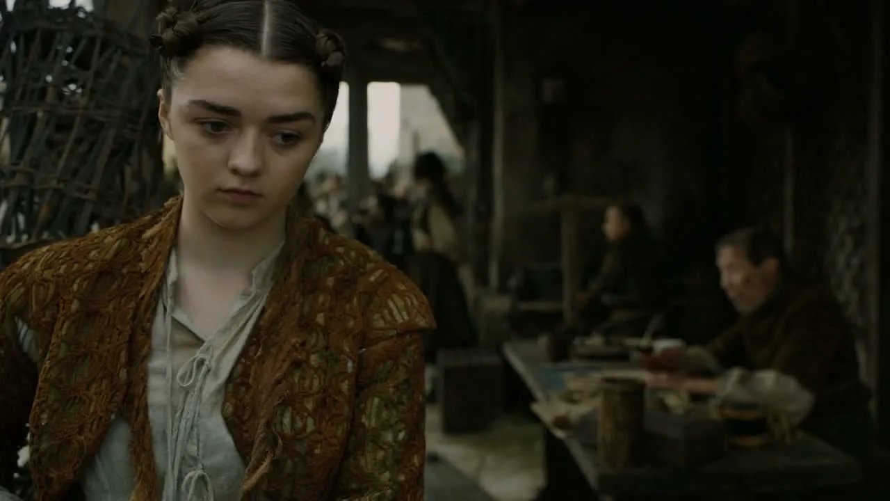 Arya (Maisie Williams) in %26bdquo;Hardhome%26ldquo;. &copy; HBO