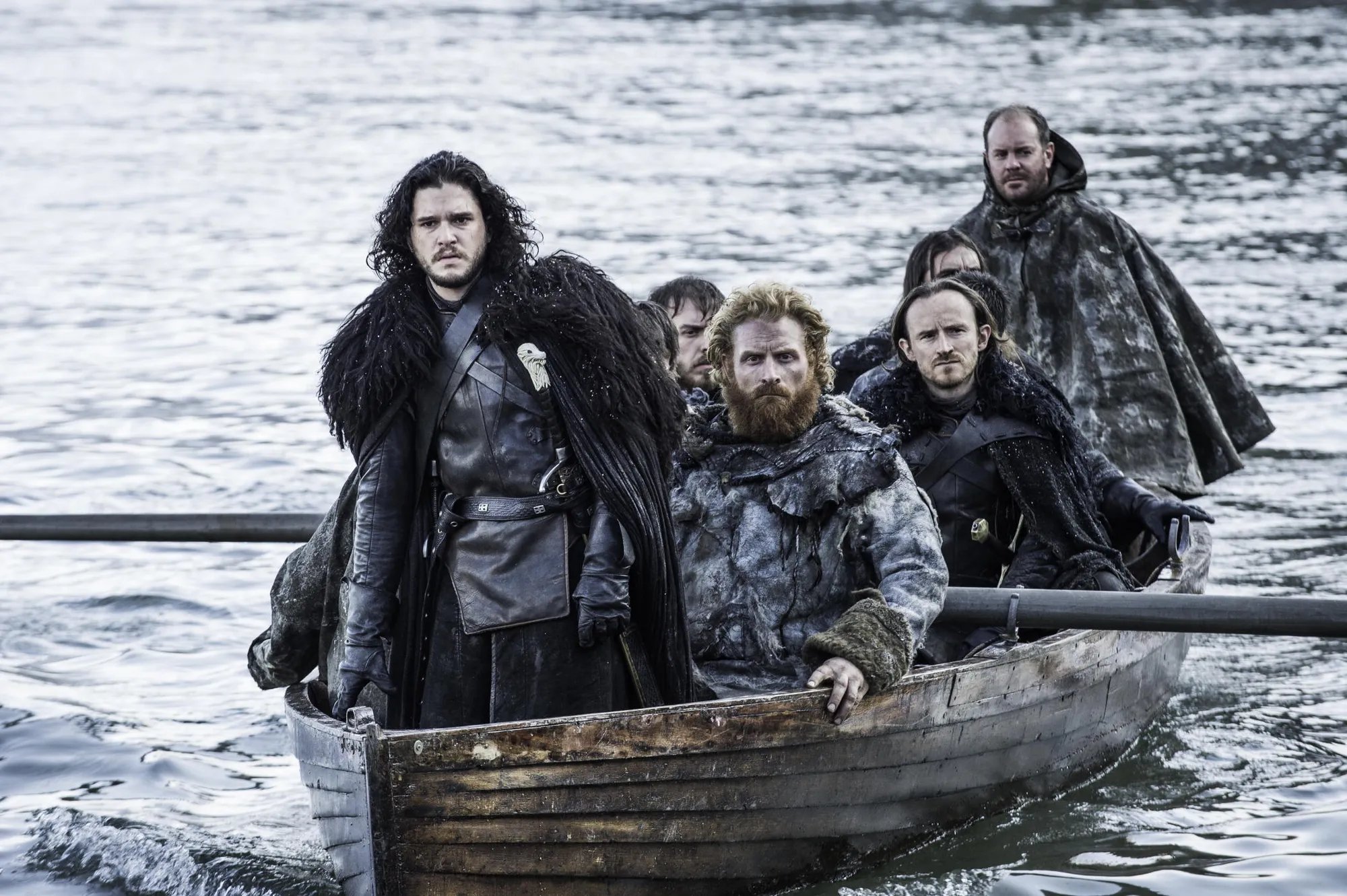 Jon (Kit Harington) gemeinsam mit seinen Männern und Tormund (Kristofer Hivju) in %26bdquo;Hardhome%26ldquo;. &copy; HBO