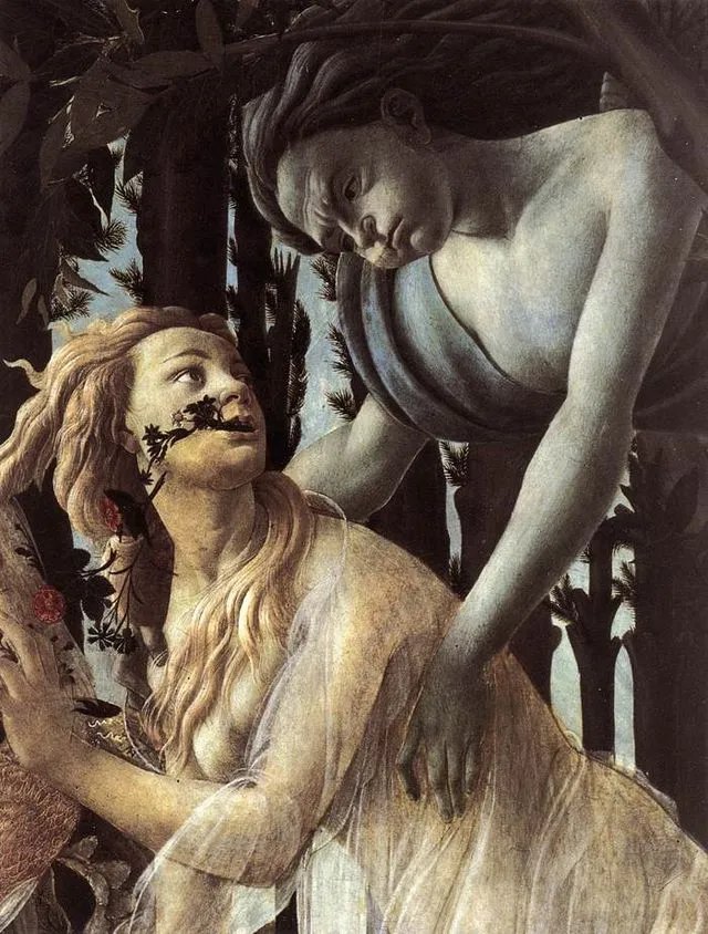 Der von Hannibal nachgestellte Ausschnitt aus Botticellis %26bdquo;Primavera%26ldquo;
