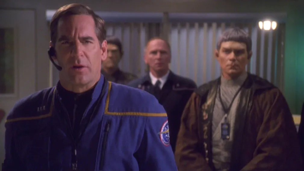 Szenenbild aus der %26bdquo;Star Trek: Enterprise%26ldquo;-Episode %26bdquo;First Flight%26ldquo;. &copy; UPN