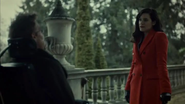 Dr. Alana Bloom (Caroline Dhavernas) macht die Bekanntschaft von Mason Verger (Joe Anderson). © NBC