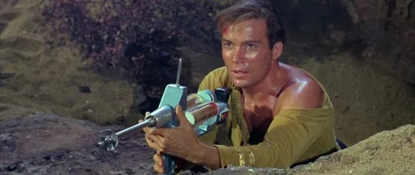 William Shatner als Captain Kirk in %26bdquo;Star Trek%26ldquo; © Paramount Pictures