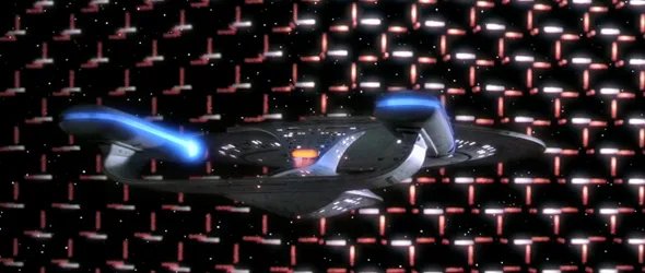 Szenenfoto aus der Pilotepisode von %26bdquo;Star Trek: The Next Generation%26ldquo;. &copy; Paramount Pictures