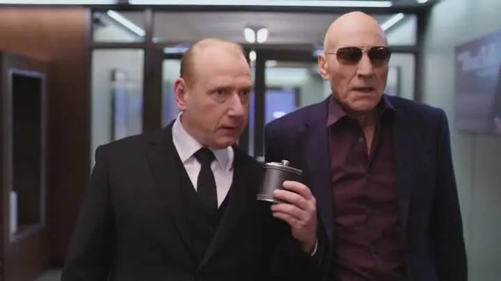 Harry (Adrian Scarborough) und Walter (Patrick Stewart) © Starz