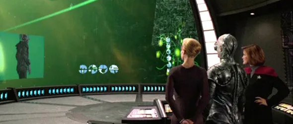 Offizielles Szenenbild aus der %26bdquo;Star Trek: Voyager%26ldquo;-Episode %26bdquo;Drone%26ldquo;. © Paramount