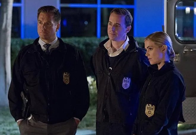 Tony (Michael Weatherly); McGee (Sean Murray) und Bishop (Emily Wickersham) in %26bdquo;Double Trouble%26ldquo; &copy; CBS