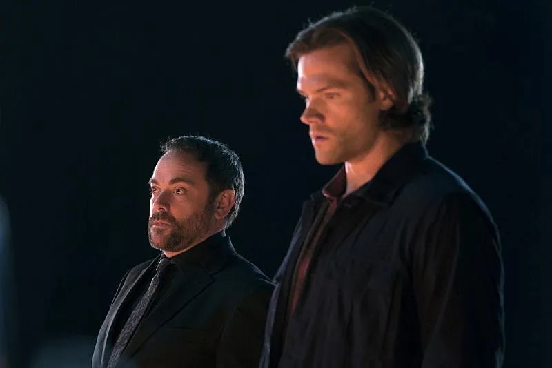 Crowley und Sam in %26bdquo;Supernatural%26ldquo; &copy; The CW Network