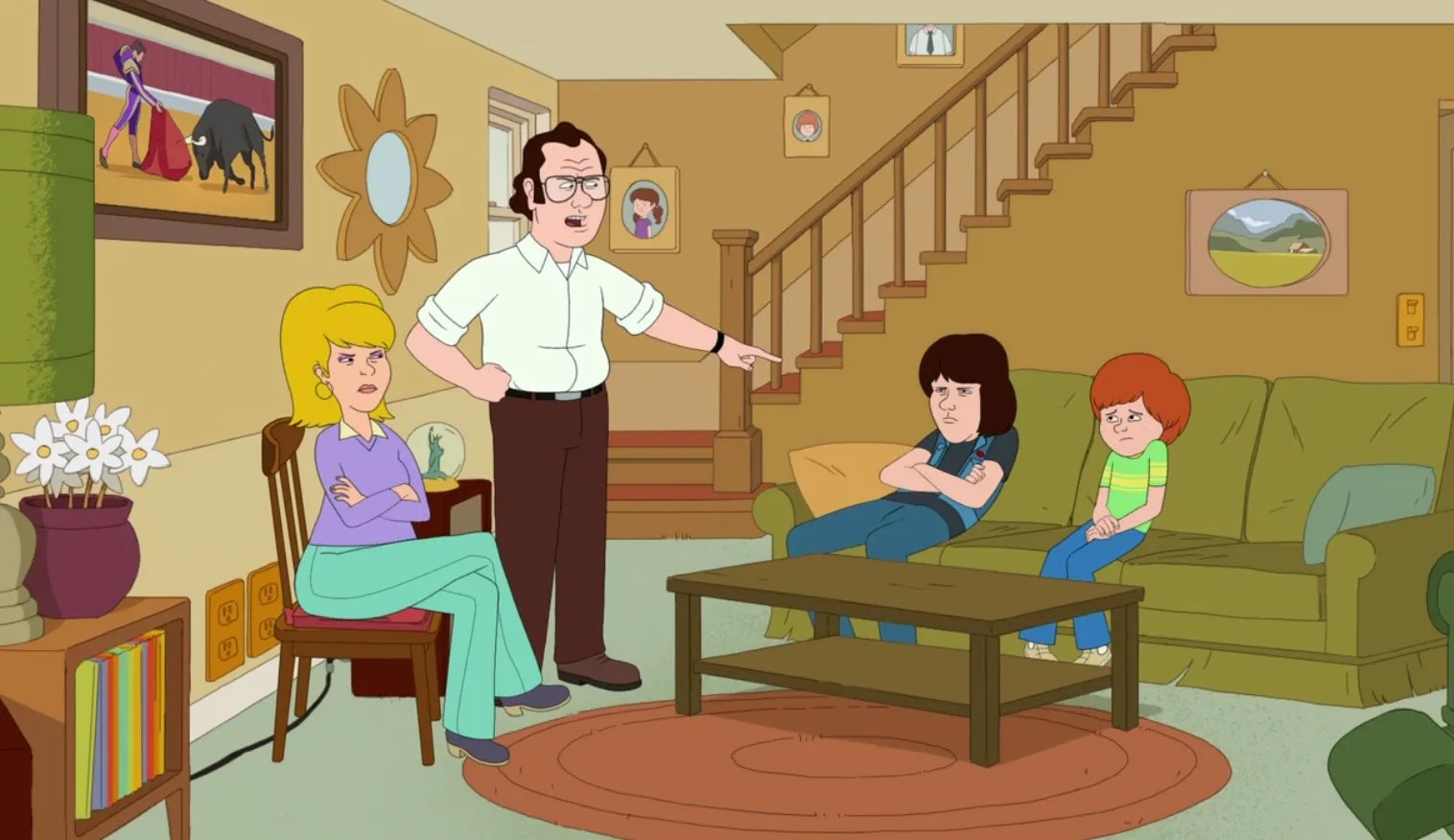 Frank macht seinen Söhnen das Leben schwer. &copy; Netflix