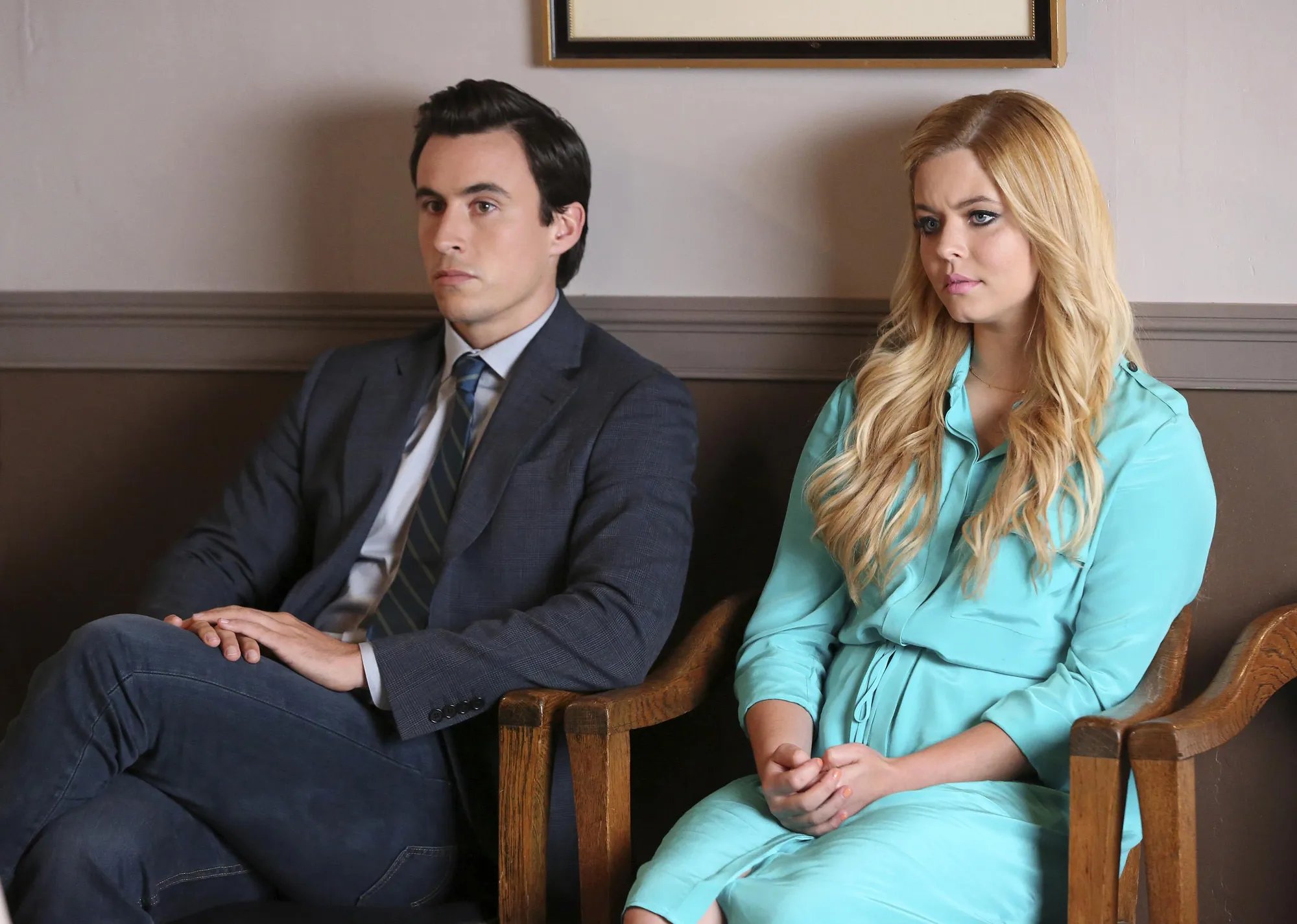 Huw Colllins und Sasha Pieterse in %26bdquo;Pretty Little Liars%26ldquo; © Freeform