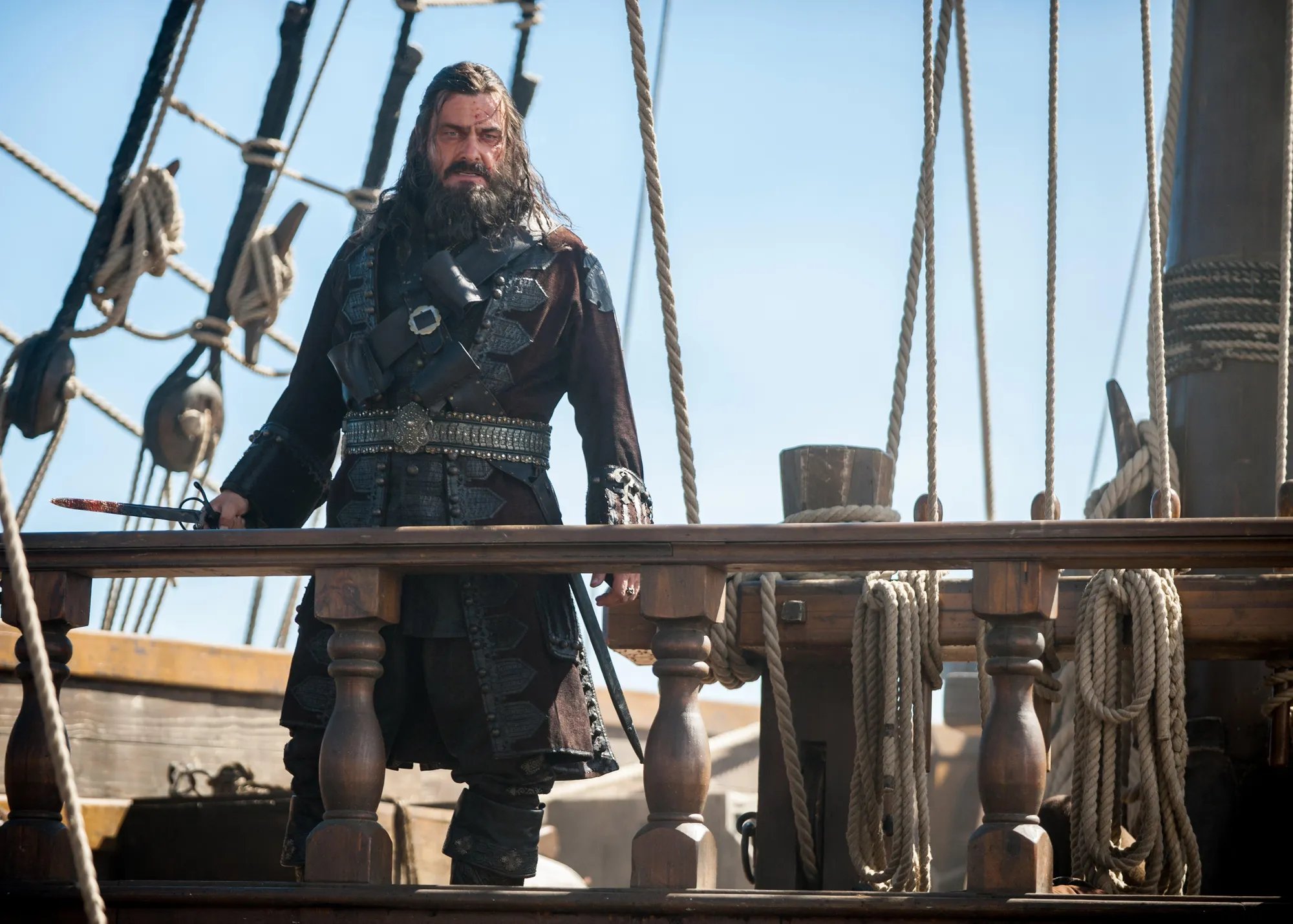 Blackbeard in %26bdquo;Black Sails%26ldquo; &copy; Starz