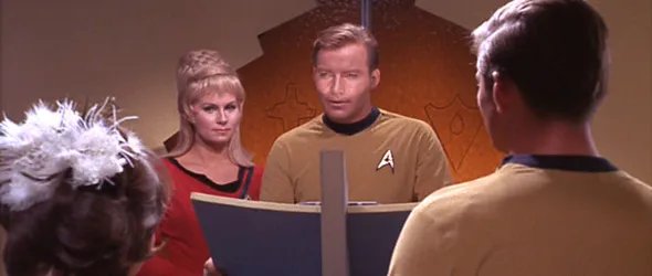 Offizielles Szenenbild aus der %26bdquo;Star Trek%26ldquo;-Episode %26bdquo;Balance of Terror%26ldquo;. &copy; Paramount