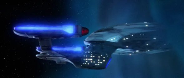 Offizielles Szenenbild aus der %26bdquo;Star Trek: The Next Generation%26ldquo;-Episode %26bdquo;Yesterday%26#039;s Enterprise%26ldquo; &copy; Paramount