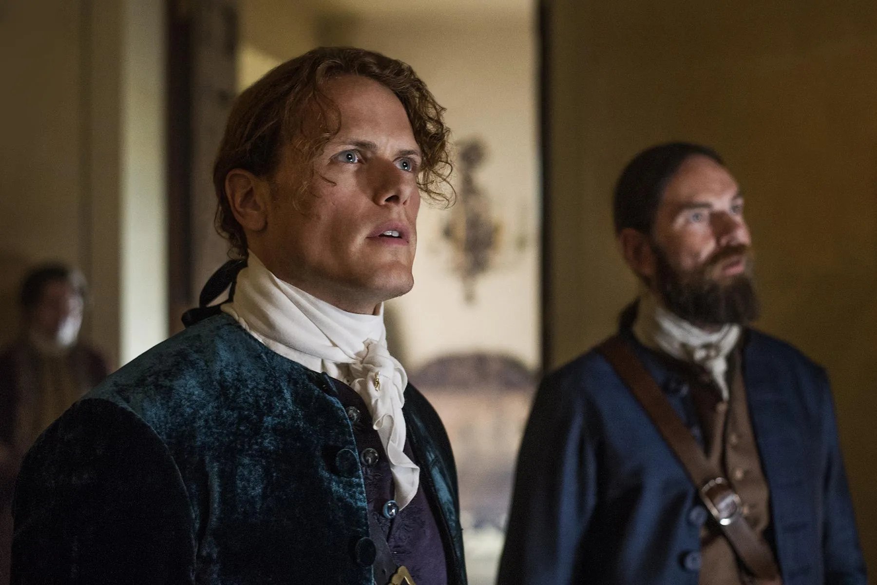 Sam Heughan und Duncan Lacroix in %26bdquo;Outlander%26ldquo; &copy; Starz