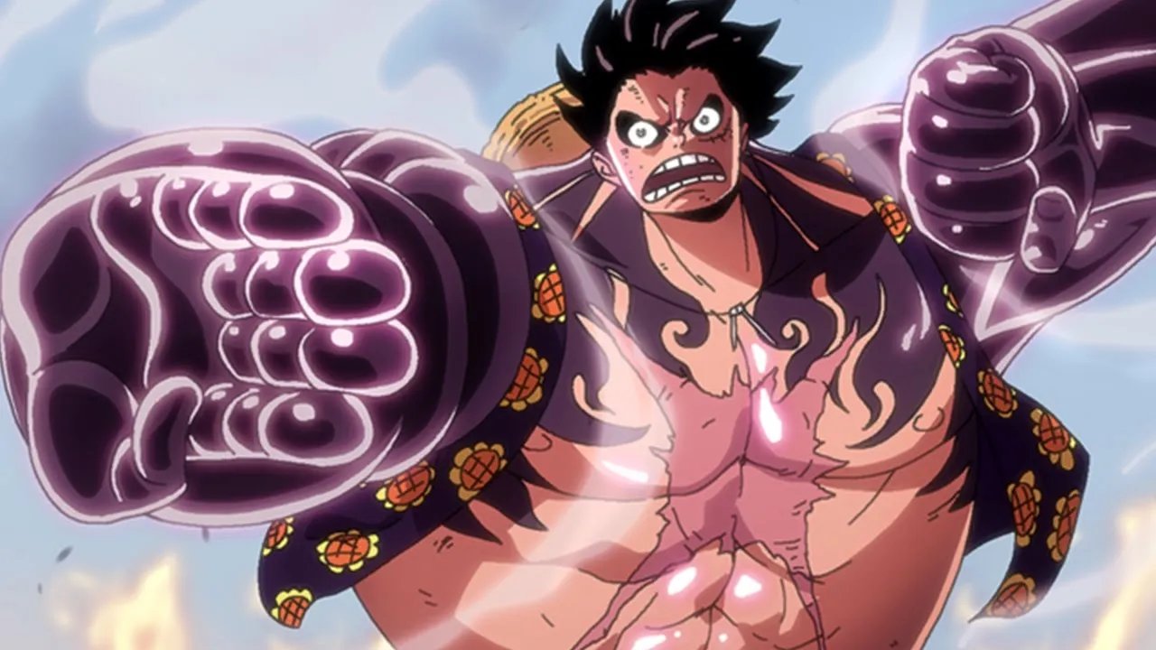 Ruffy präsentiert seine neue Kraft. &copy; FUNimation