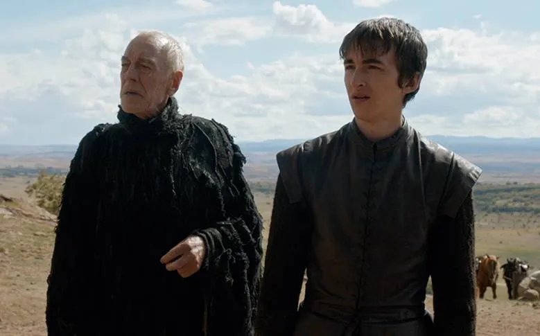 Max von Sydow und Isaac Hempstead Wright in %26bdquo;Oathbreaker%26ldquo; &copy; HBO