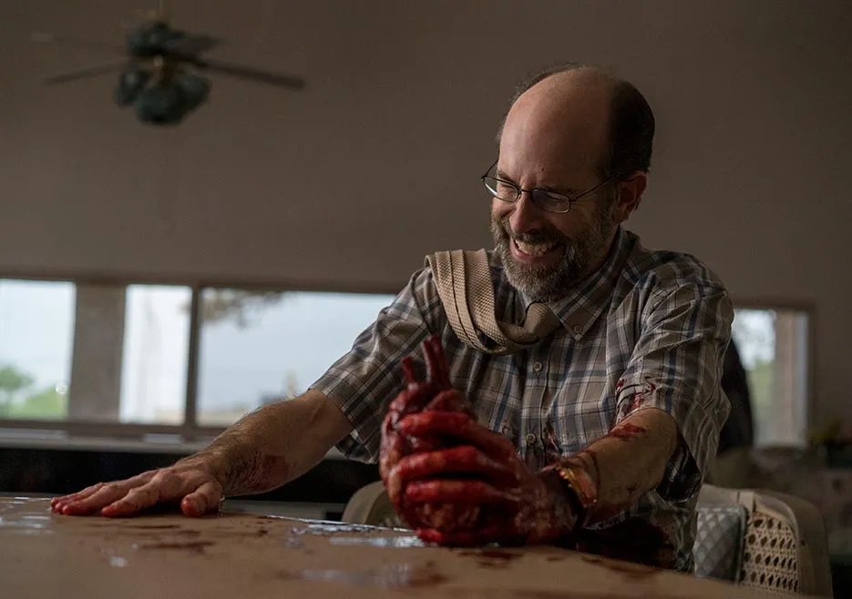 Szenenfoto aus der Pilotepisode der US-Serie %26bdquo;Preacher%26ldquo; &copy; AMC