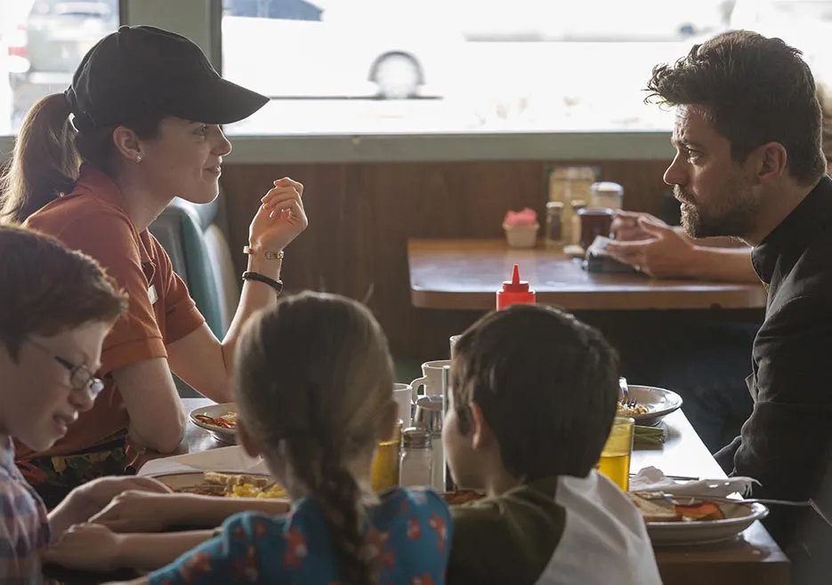 Szenenfoto aus der Pilotepisode der US-Serie %26bdquo;Preacher%26ldquo; &copy; AMC
