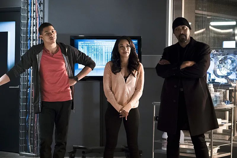 Keiynan Lonsdale; Candice Patton und Jesse L. Martin in %26bdquo;The Race of His Life%26ldquo; &copy; The CW