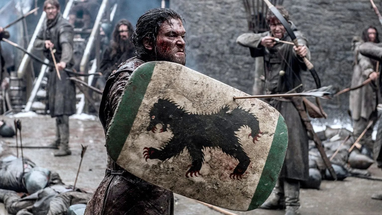 Kit Harington in %26bdquo;The Battle of the Bastards%26ldquo; &copy; HBO
