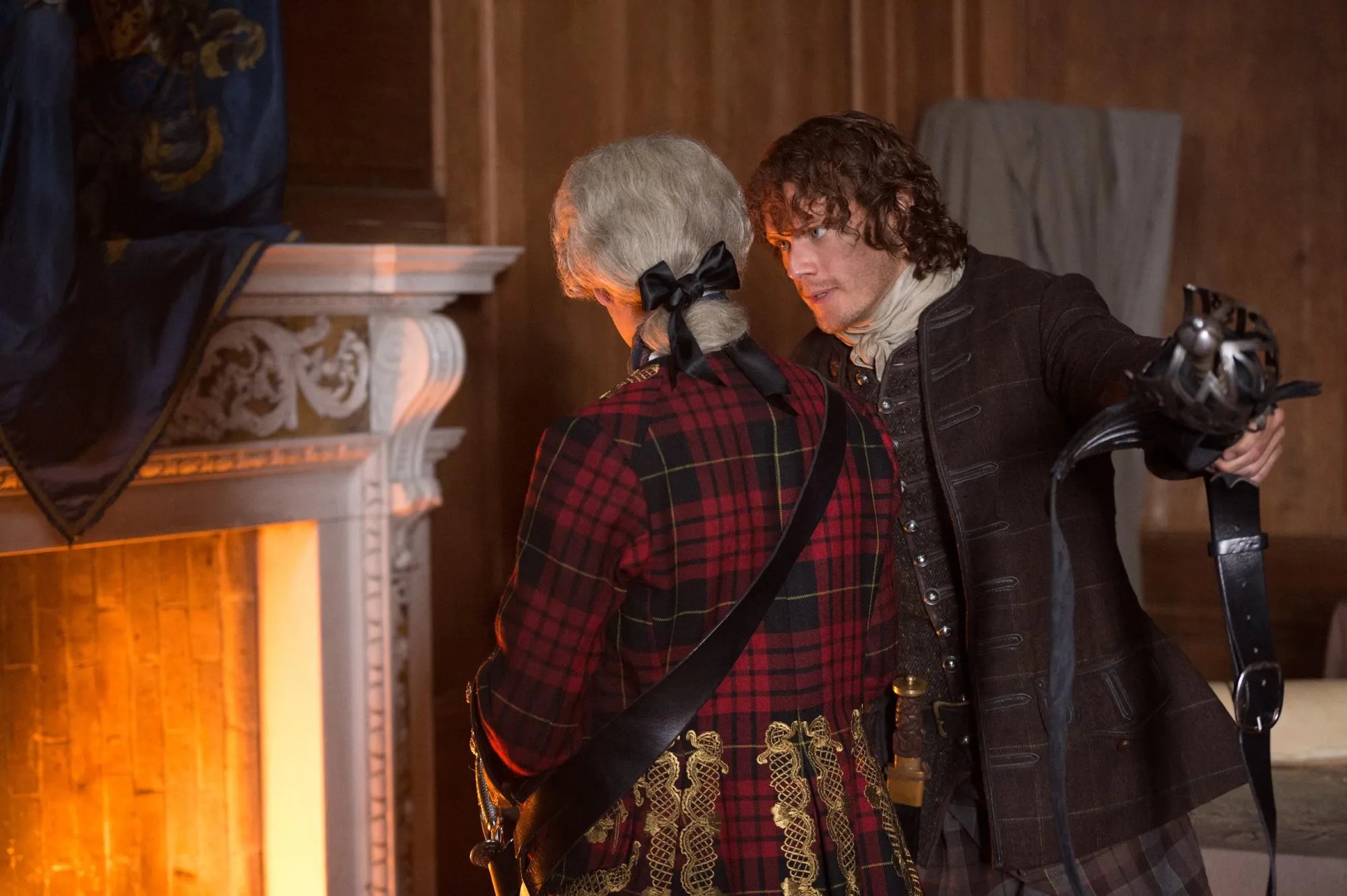 Jamie versucht alles um Culloden in %26bdquo;Outlander%26ldquo; zu verhindern. &copy; Starz
