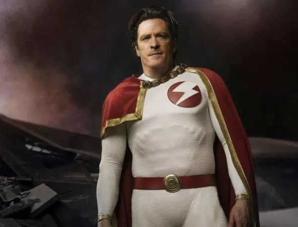 Das Beste an der zweiten Staffel %26bdquo;Powers%26ldquo;: Michael Madsen als Super Shock © Sony