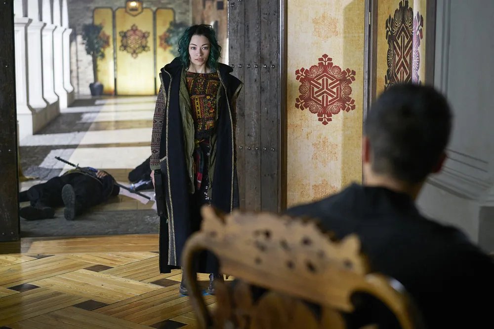 Jodelle Ferland in %26bdquo;Dark Matter%26ldquo; &copy; Syfy