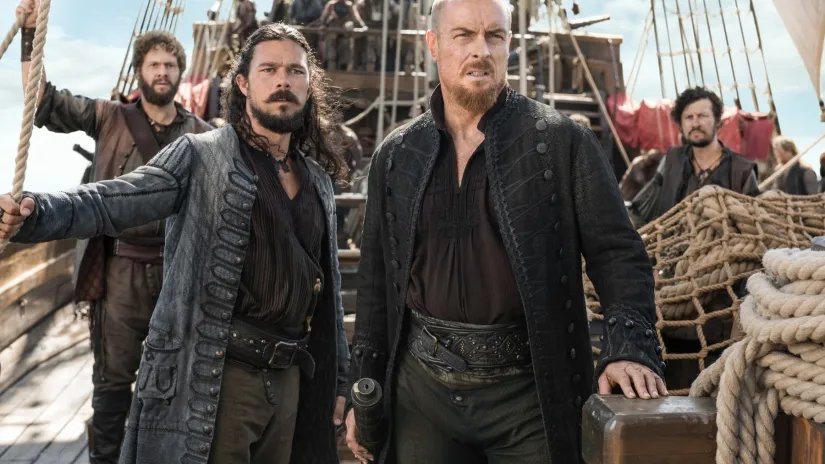 John Silver und Captain Flint in „Black Sails“