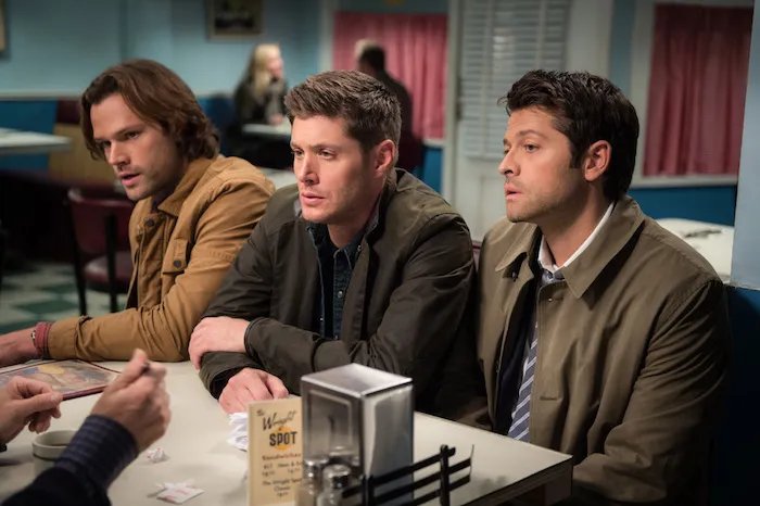 Jensen Ackles, Misha Collins und Jared Padalecki in „Supernatural“